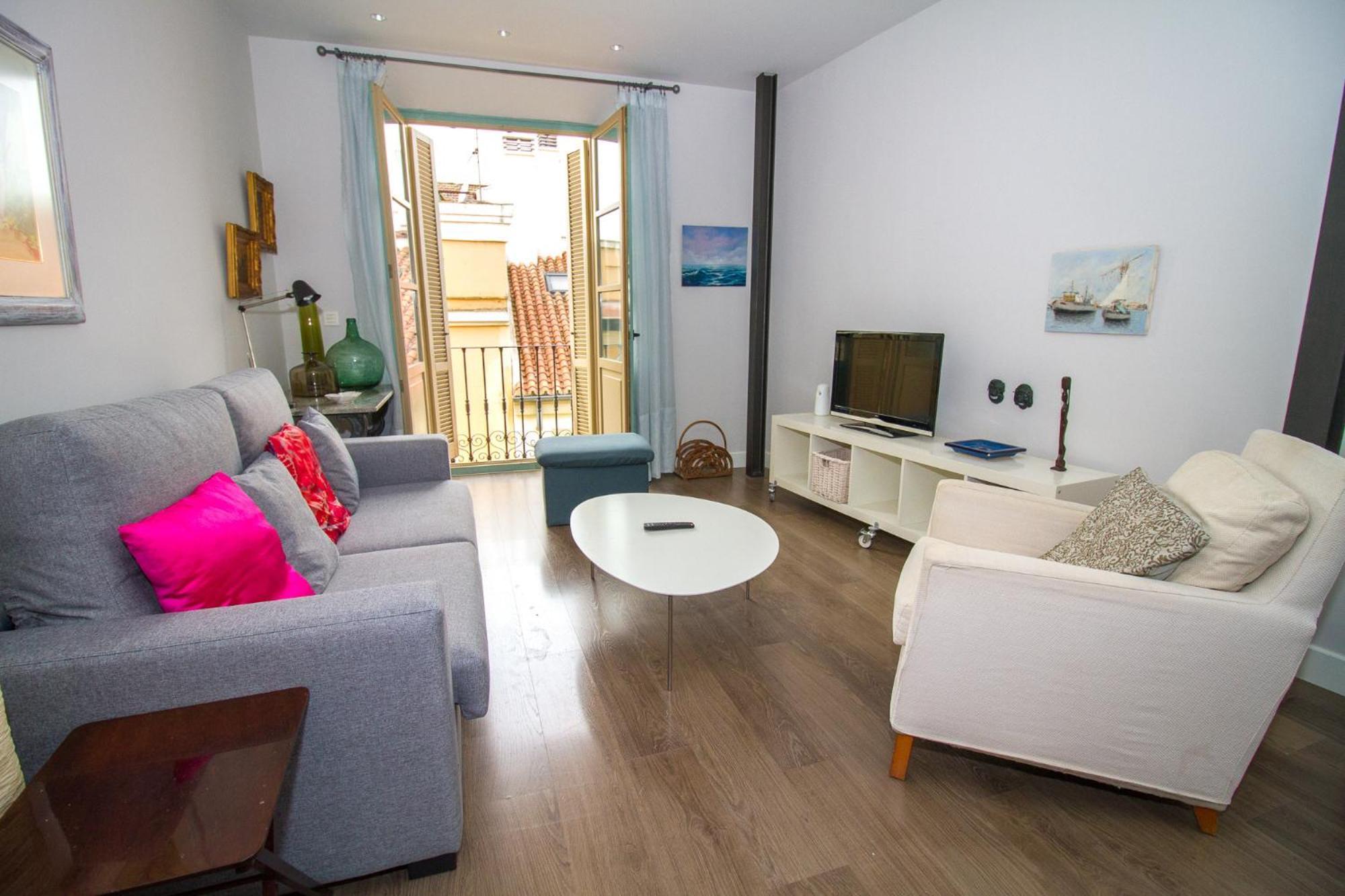 C20 - Adorable Apartment In The Center With Sun Terrace Málaga Eksteriør billede